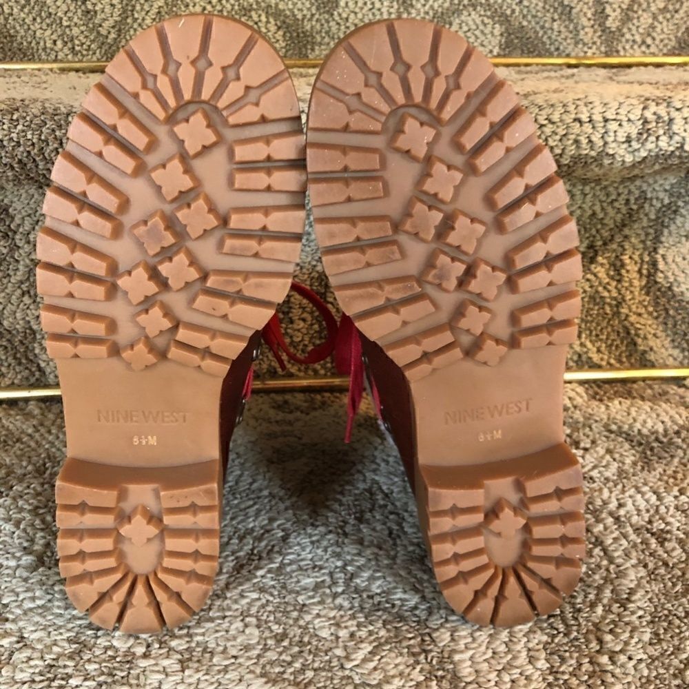 Nine West Hiking Boots Size 6.5 Brown Orynne - Picture 6 of 6